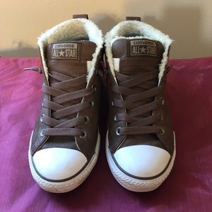 Chuck Taylor Converse All Star Brown Leather Shoes